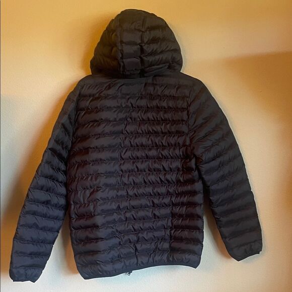 Class Club boys Black quilted Puffer hoodie Jacket size 10/12 - Picture 4 of 6